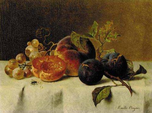 Johann Wilhelm Preyer Trauben Sweden oil painting art